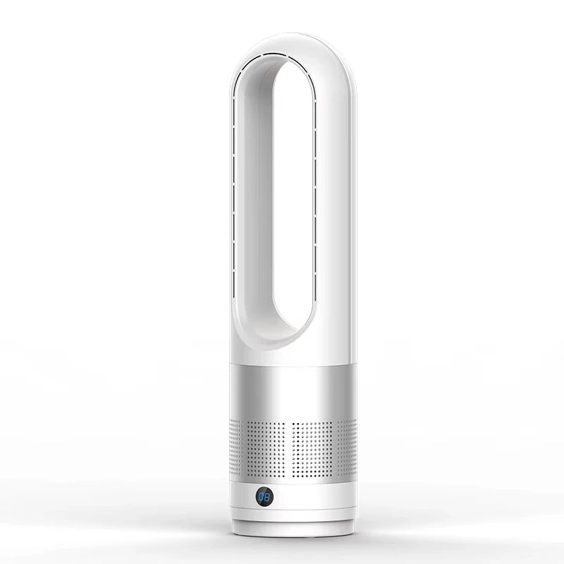Z30 Bladeless Small Cooling Fan Portable Low Noise Vertical Desktop Fanless Remote Control Timing Function Vertical Electric Fan