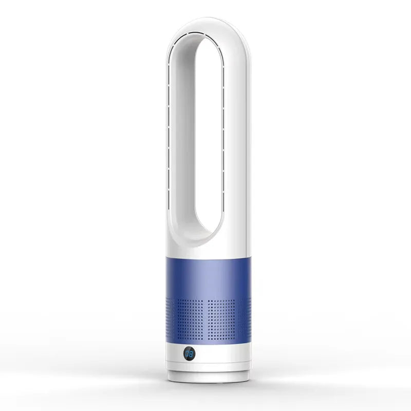 Z30 Bladeless Small Cooling Fan Portable Low Noise Vertical Desktop Fanless Remote Control Timing Function Vertical Electric Fan