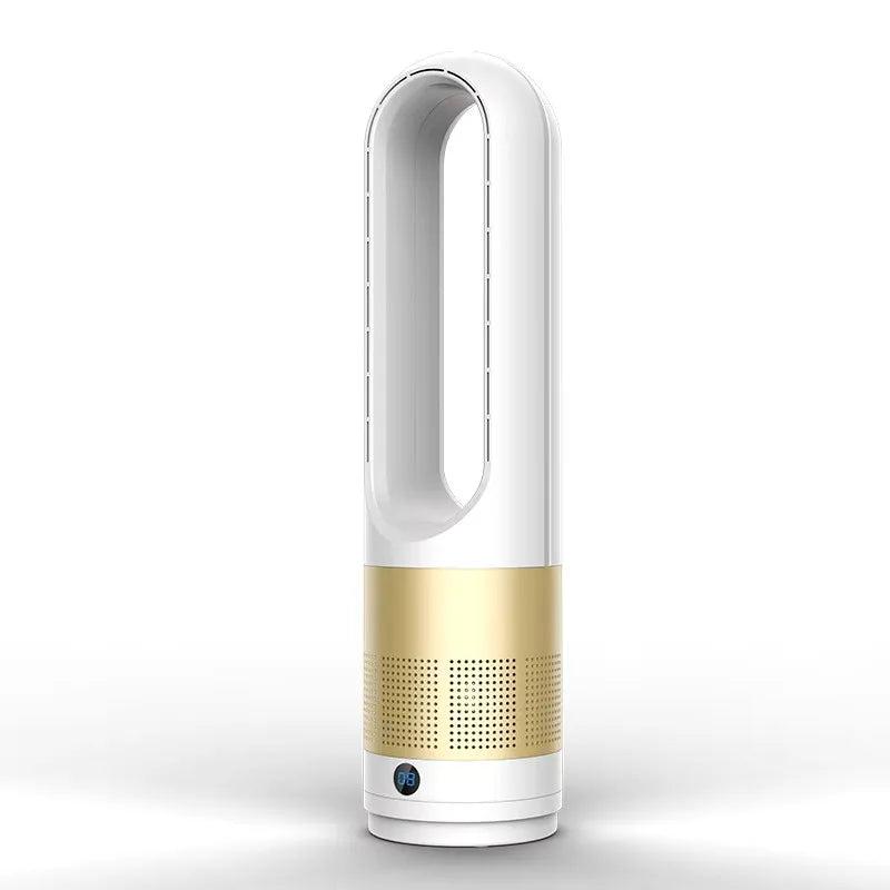 Z30 Bladeless Small Cooling Fan Portable Low Noise Vertical Desktop Fanless Remote Control Timing Function Vertical Electric Fan